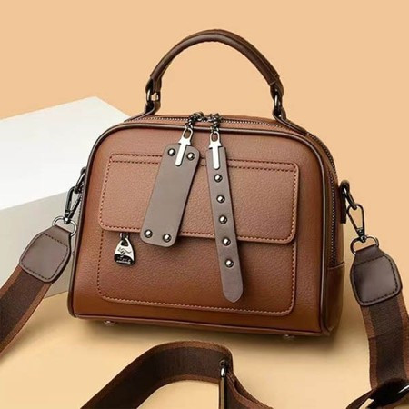 Crossbody Shoulder Luxury Designer Bag For Women(Coffee)
