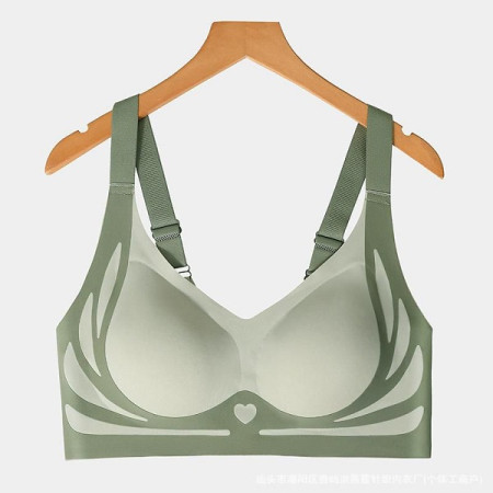 Premium Pus UP Bra for Saggy & Heavy Breast ( Olive  Color )